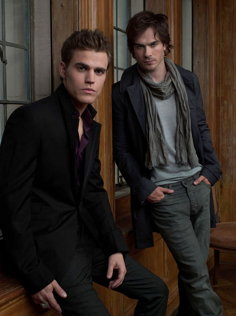 vampire diaries stefan. Stefan and Damon