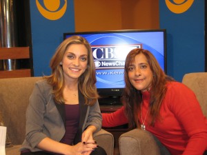 CBS News Anchor Kristen Skovira and Amalie Howard
